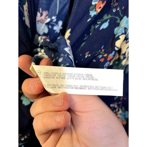 CAPULET Nat V-Neck Wide Leg Jumpsuit Full Length in Sedona Floral Size S - Picture 9 of 10